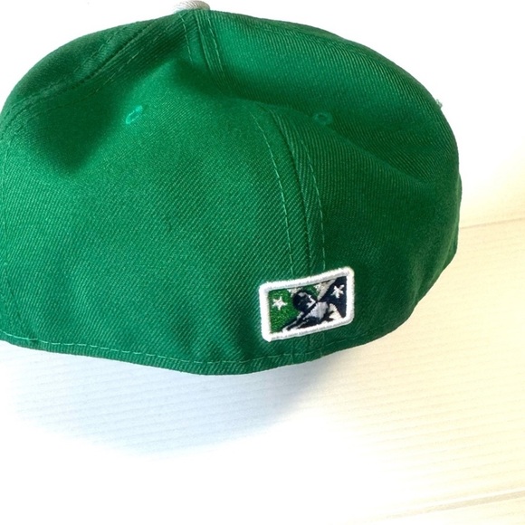 New Era Hartford Yard Goats Green Authentic Collection 59 Fifty Fitted Hat - Picture 3 of 3